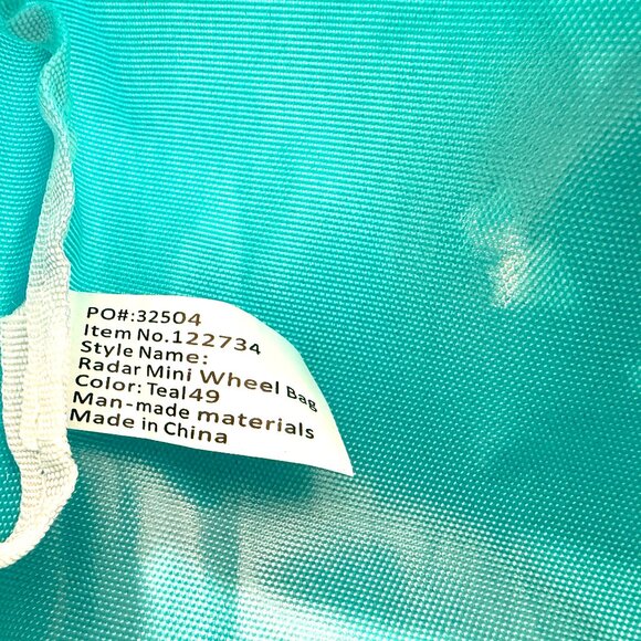 Teal Radar Mini Wheel Bag - Roller Skate Wheel bag - Picture 6 of 9